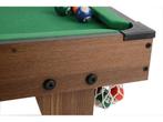 Toyrific Poolbiljarttafel 27 Inch Bruin 20-delig, Verzenden, Nieuw