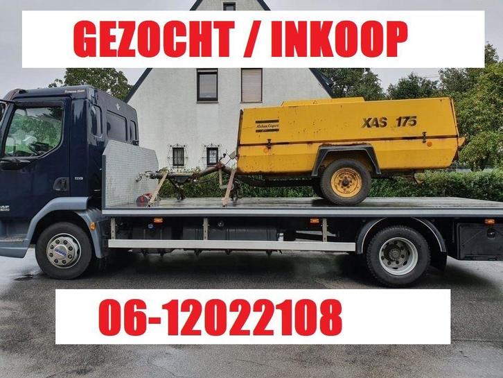 INKOOP diesel compressoren defect/goed  ALLEEN INKOOP !, Doe-het-zelf en Verbouw, Compressors, Gebruikt, Ophalen