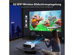 Nieuwe beamer, Full HD 1080p projector, WiFi Bluetooth mini, Verzenden, Zo goed als nieuw