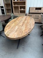 Eettafel ellips, mangohout (nieuw, A-keuze), Huis en Inrichting, Kasten | Buffetkasten, Nieuw, Overige houtsoorten