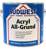 Sudwest ACRYL watergedragen Allgrund U51 grondverf voor hout, Ophalen of Verzenden, Nieuw