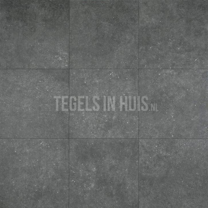Vloertegel / wandtegel belgisch hardsteen zilver grijs 60x60, Doe-het-zelf en Verbouw, Tegels, Vloertegels, Nieuw, 10 m² of meer
