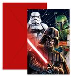 Star Wars Uitnodiging Galaxy 6st, Verzenden, Nieuw