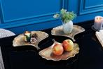 Decoratieve kommen set van 3 GINKGO 30cm goud handgemaakt, Huis en Inrichting, Woonaccessoires | Vazen, Ophalen of Verzenden, Nieuw
