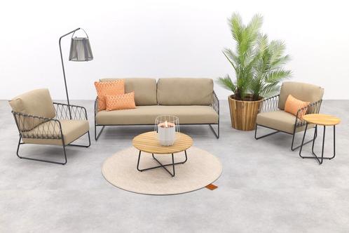 Taste Prego/Verdi stoel-bank loungeset - 4-delig, Tuin en Terras, Tuinsets en Loungesets, Loungeset, Nieuw, Hout, Verzenden