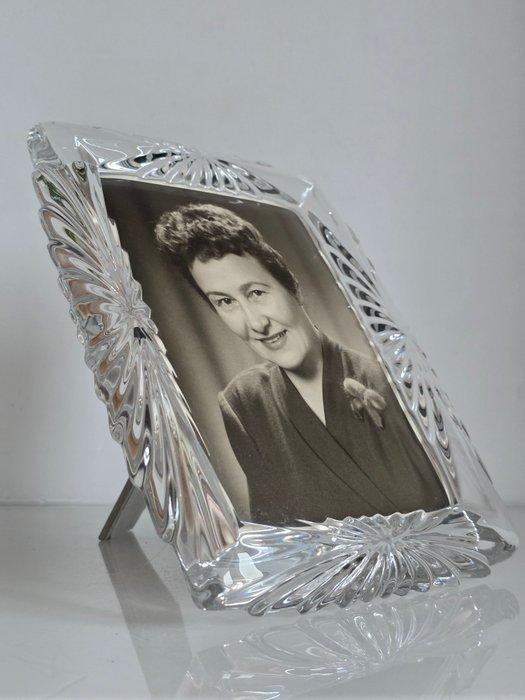 Vintage niemiecka krysztaowa ramka, lata 60./70. XX w.,, Antiek en Kunst, Curiosa en Brocante