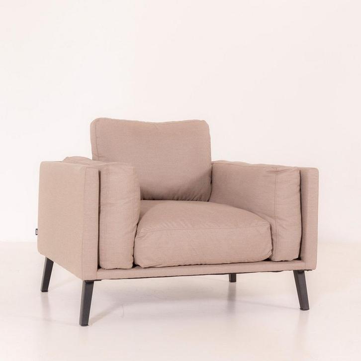 Flow. Doozy loungestoel taupe chiné |, Tuin en Terras, Tuinsets en Loungesets, Ophalen of Verzenden