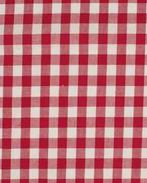 Katoen Ruit Rood 10 mm, Nieuw, Rood