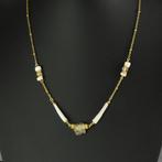 Oud-Romeins Ketting en oorbellen met Romeinse glaskralen