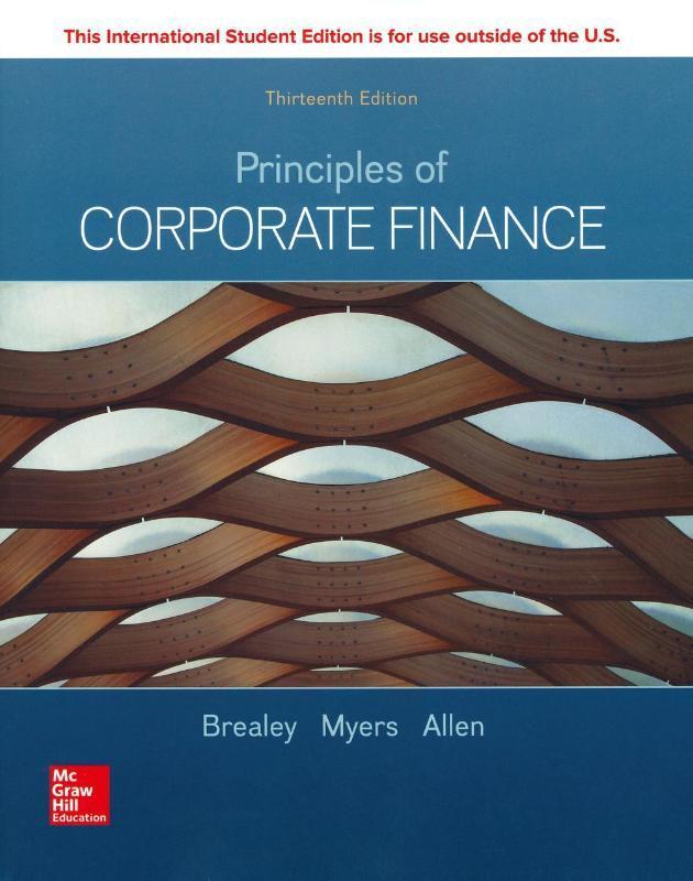 Principles of Corporate Finance Brealey  Myers 9781260565553, Boeken, Studieboeken en Cursussen, Zo goed als nieuw, Verzenden