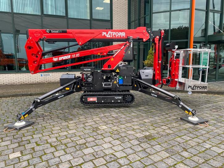 Platform Basket spider 18.95 | Spin hoogwerker | 17.60m, Zakelijke goederen, Machines en Bouw | Liften, Steigers en Ladders