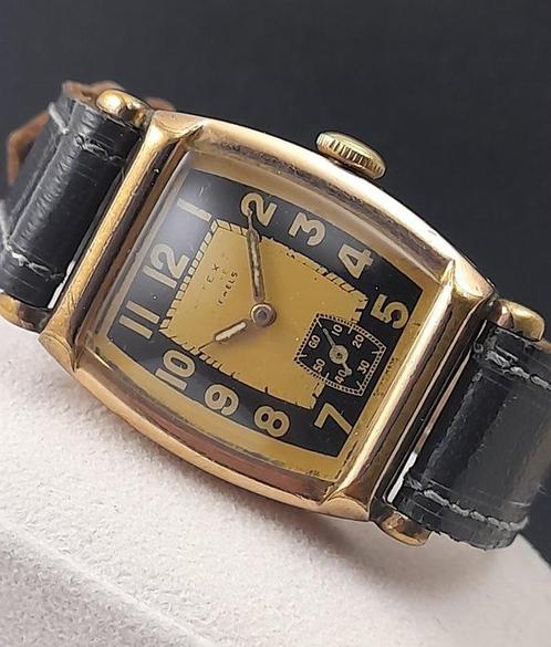 Ritex - Vintage Artdeco 10K Gold filled - Zonder, Sieraden, Tassen en Uiterlijk, Horloges | Heren