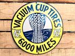 Vacuum cup tires emaille bord vintage, Verzamelen, Merken en Reclamevoorwerpen, Verzenden, Nieuw