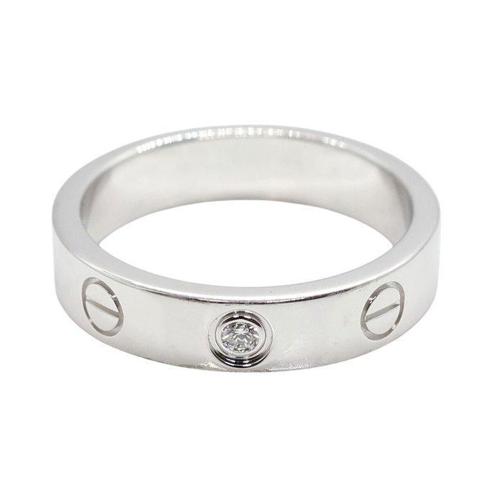 Cartier - Ring - LOVE small model - 18 karaat Witgoud - 1, Sieraden, Tassen en Uiterlijk, Ringen