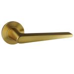 Deurklink Vigo op rond rozet PVD goud, Verzenden, Nieuw