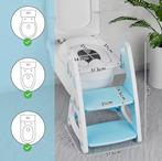2-in-1 kindertoilettrainer met trap en PU-vulling, Verzenden, Nieuw