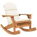Schommelstoel Acacia - 40% Korting! OP=OP Relax Fauteuil, Huis en Inrichting, Stoelen, Ophalen of Verzenden, Nieuw, Wit, Adirondack stijl