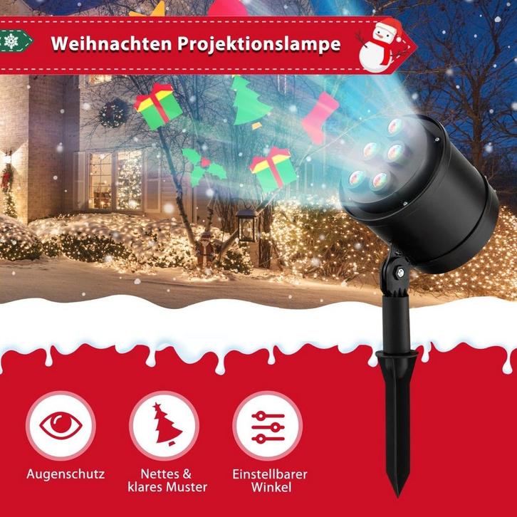 2dekans | Coast LED -projectielamp met 5 premium LED, Diversen, Kerst, Zo goed als nieuw, Ophalen of Verzenden