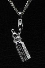Zilveren Babyfles hanger en/of bedel, Sieraden, Tassen en Uiterlijk, Bedels, Verzenden, Nieuw