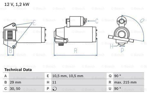Startmotor / Starter FORD MAVERICK (2.3 16V), Auto-onderdelen, Motor en Toebehoren, Nieuw, Ophalen of Verzenden