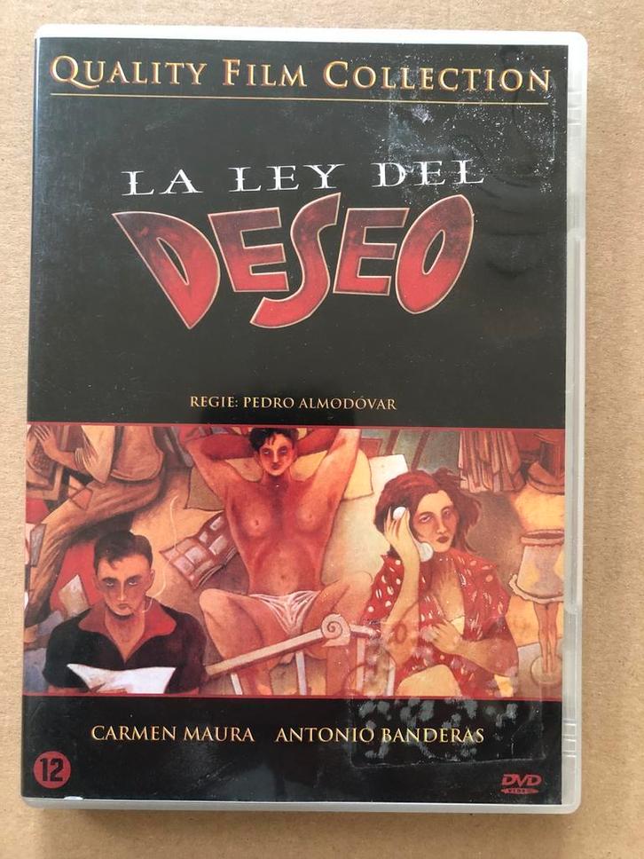 Pedro Almodovar - La Ley del Deseo - 1987 - zeldzaam, Cd's en Dvd's, Dvd's | Filmhuis, Spanje, Zo goed als nieuw, Vanaf 12 jaar