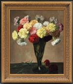 Daniël Been (1885 -1967) - Stilleven met Anjers in een sier, Antiek en Kunst