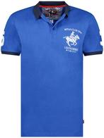 Geographical Norway Polo Kolton Kobalt Blauw, Verzenden, Nieuw, Blauw