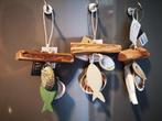 Schelpen drijfhout vis hanger 3 verschillende / stuks, Ophalen of Verzenden, Nieuw