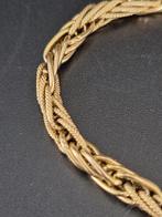 Armband - 14 karaat Geel goud - Geweven gouden armband 14, Sieraden, Tassen en Uiterlijk