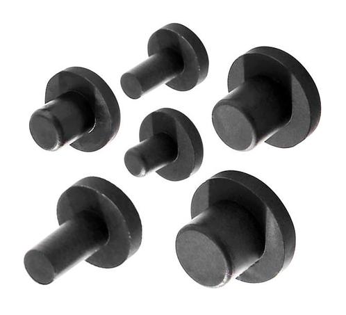Set van 100 rubberen pluggen (binnen, rond, 3.35 mm, zwart), Huis en Inrichting, Woonaccessoires | Overige, Nieuw, Ophalen of Verzenden