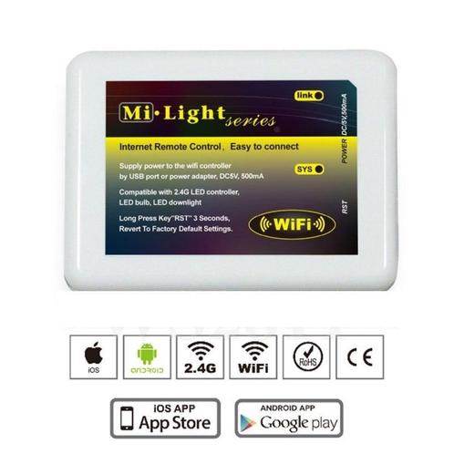 LED lampen | WiFi controller | Android & iOS app, Huis en Inrichting, Lampen | Overige, Nieuw, Verzenden