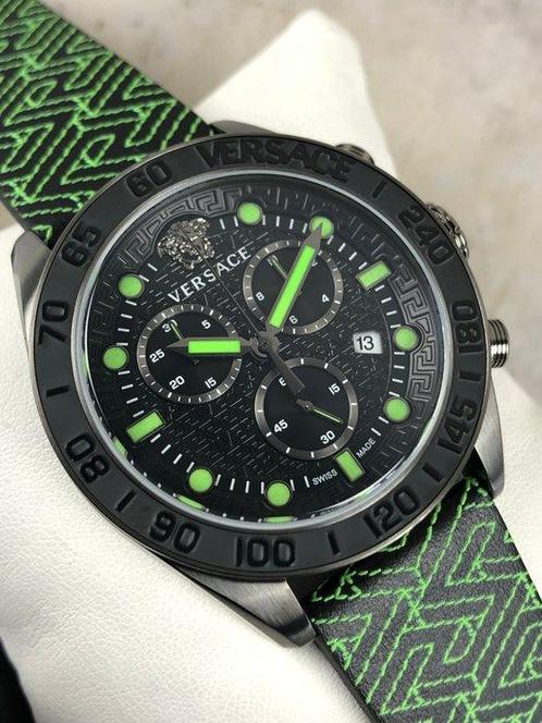 Versace - Greca Dome Chronograph - VE6K002 23 - Heren -, Sieraden, Tassen en Uiterlijk, Horloges | Heren