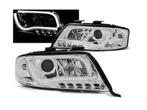 LED Tube Light Chrome koplampen geschikt voor Audi A6, Auto-onderdelen, Verlichting, Verzenden, Nieuw, Audi