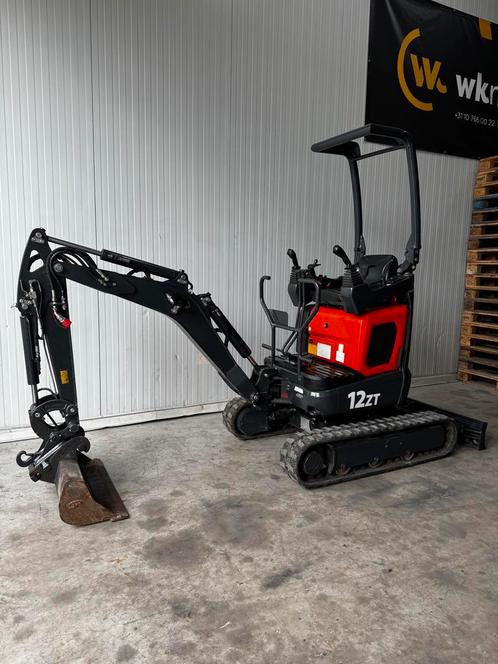 Minigraver 1200kg - Eurocomach 12ZT, Zakelijke goederen, Machines en Bouw | Kranen en Graafmachines, Graafmachine, Ophalen