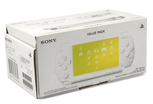 PSP 1000 Wit in Doos (Nette Staat & Krasvrij Scherm), Spelcomputers en Games, Spelcomputers | Sony PSP, Zo goed als nieuw, Ophalen of Verzenden