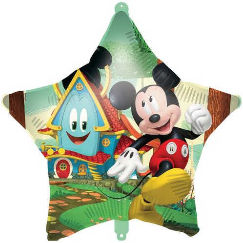 Mickey Mouse Helium Ballon Ster Leeg 46cm, Hobby en Vrije tijd, Feestartikelen, Nieuw, Verzenden