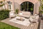 Hadassa stoel-bank loungeset (4-delig) - Rope/Zand, Tuin en Terras, Tuinsets en Loungesets, Verzenden, Nieuw, Overige materialen