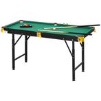SPORTNOW Opvouwbare Biljarttafel 4,6ft 140 X 60 X 55-75 Cm T, Verzenden, Nieuw