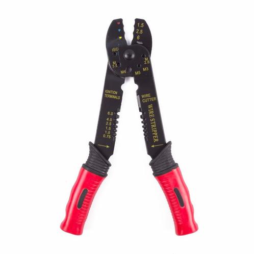 Benson Universele krimptang - 20 cm - Voor knippen, strip..., Doe-het-zelf en Verbouw, Gereedschap | Handgereedschap, Nieuw, Ophalen of Verzenden