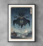 Sato Hageshi - Night Guardian Descends - Batman - Signed and, Antiek en Kunst
