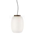 B.lux Misko Hanglamp, walnoot - ø¸24 cm - h. 33 cm, Huis en Inrichting, Lampen | Hanglampen, Verzenden, Nieuw