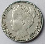 Nederland. 25 Cent 1901a Wihelmina (type met brede hals), Postzegels en Munten, Munten | Nederland