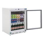 Polar Koelkast met Glazen Deur | Wit | 150L, Verzenden, Nieuw in verpakking