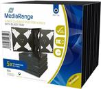 MediaRange | CD Jewelcase | 4 Disc | Zwart | 5 Stuks, Computers en Software, Beschrijfbare discs, Verzenden, Nieuw