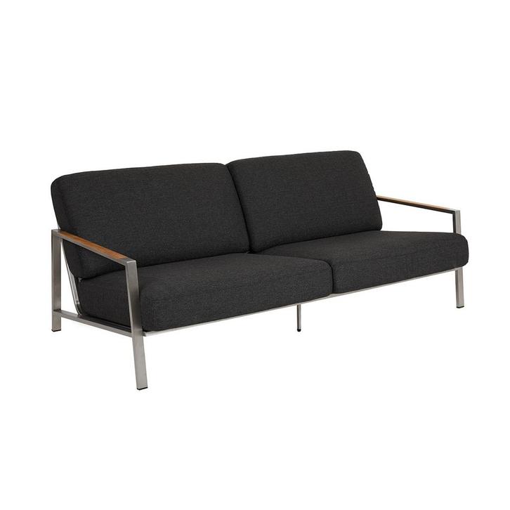 *WOONWINKEL* Brafab Naos RVS Tuin Loungebank Met All-weather, Tuin en Terras, Tuinsets en Loungesets, Nieuw, Verzenden