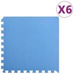 vidaXL Vloermatten 6 st 2,16  EVA-schuim blauw, Verzenden, Nieuw