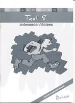Kinheim Antwoorden Blokboek Dictees Taal 8, Verzenden, Nieuw