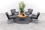 Exotan Grace stoel loungeset - 5-delig, Tuin en Terras, Tuinsets en Loungesets, Verzenden, Nieuw, Hout, Loungeset