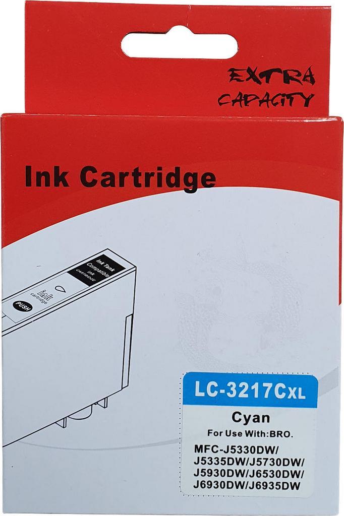 Huismerk Brother LC-3217C cartridge cyaan, Computers en Software, Printerbenodigdheden, Nieuw, Verzenden