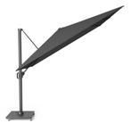 Challenger T1 premium zweefparasol 300x300 cm faded black, Tuin en Terras, Parasols, Ophalen of Verzenden, Nieuw